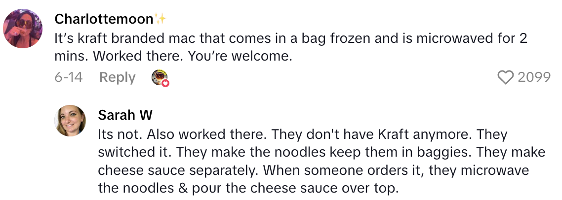 Screenshot 2025 07 02 at 9.25.22 AM I made a mistake.   A Texas Roadhouse Customer Wasnt Happy About The Macaroni And Cheese He Ordered